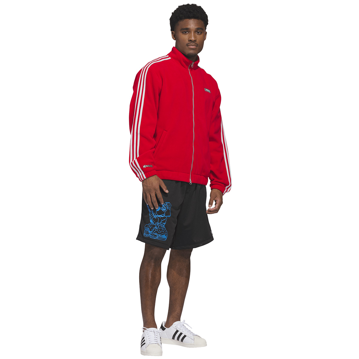 Adidas Kogan Jacket Better Scarlet/Light Solid Grey