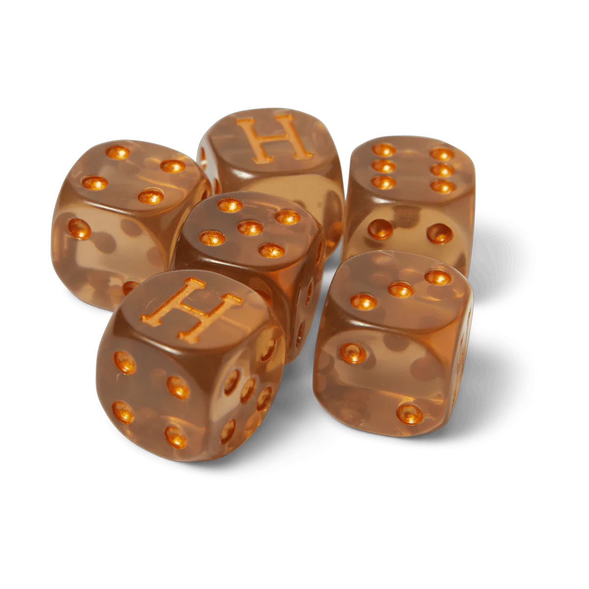 HUF Lux Dice Set Brown