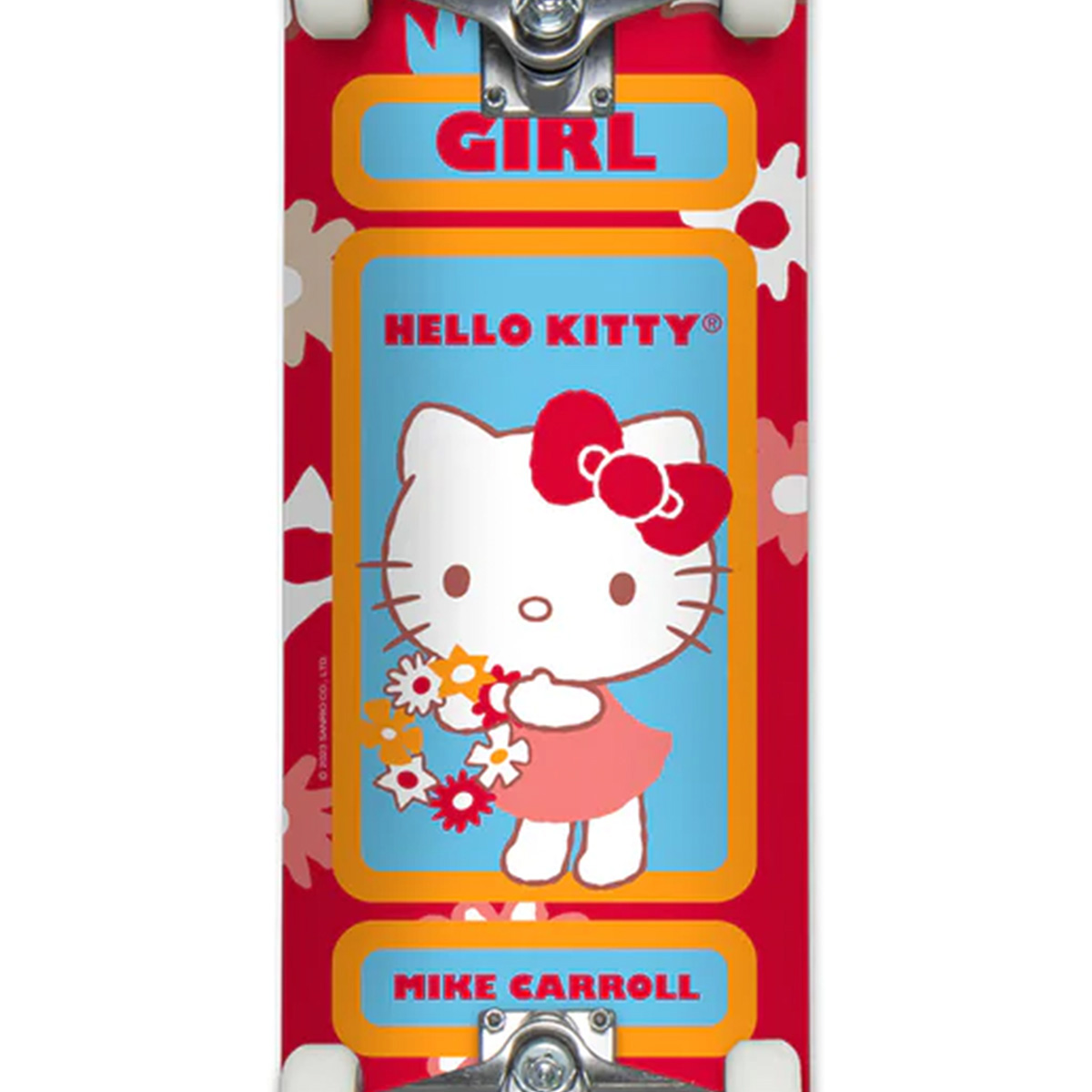 Girl Carrol Hello Kitty Complete Skateboard 7.75 Girl Carrol Hello Kitty Complete Skateboard 7.75