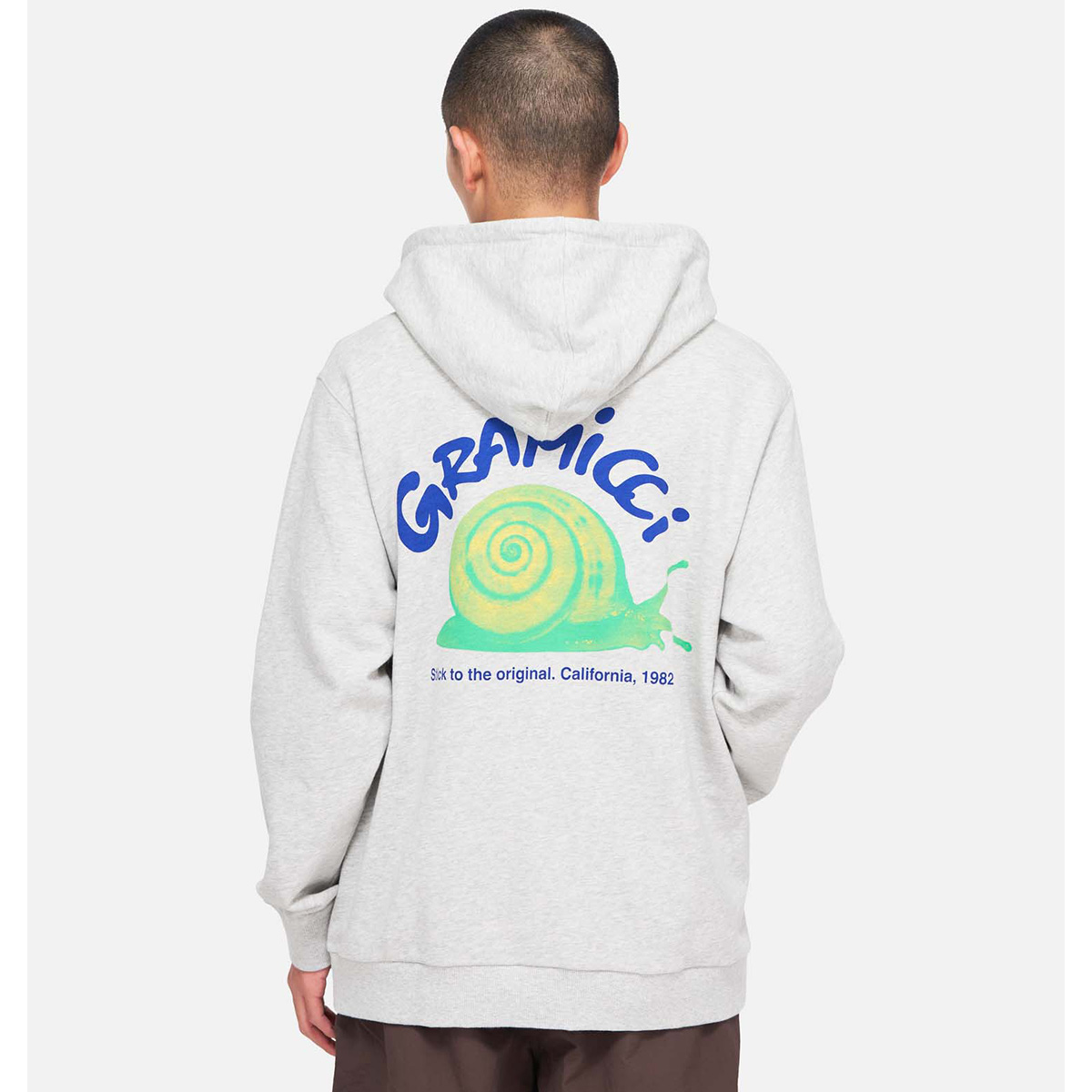 Gramicci Snail Hooded Sweater Heather Ash Gramicci Snail Hooded Sweater Heather Ash
