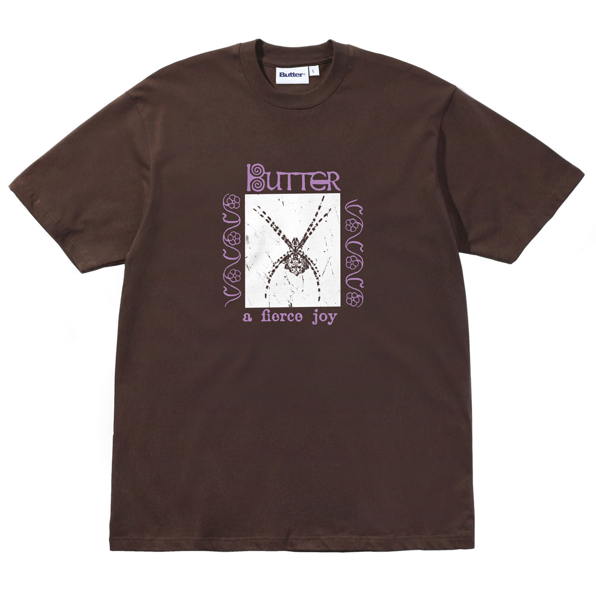 Butter Goods Fierce Joy T-shirt Chocolate