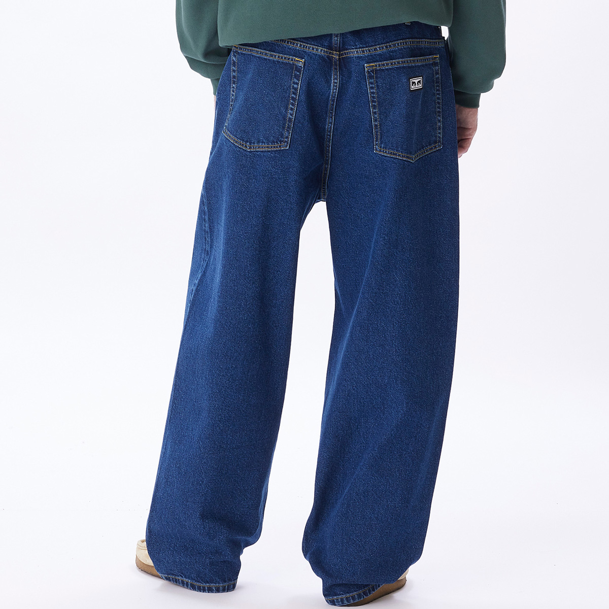 Obey Big Wig Baggy Denim Pant Stone Wash Indigo Obey Big Wig Baggy Denim Pant Stone Wash Indigo