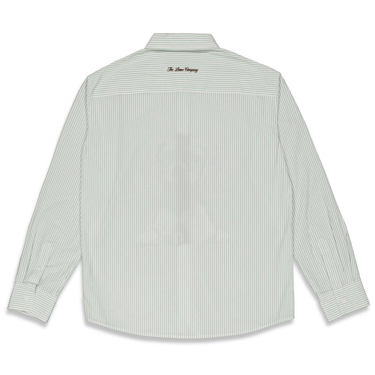 The Loose Company Puppy Oxford Shirt Green/Cream