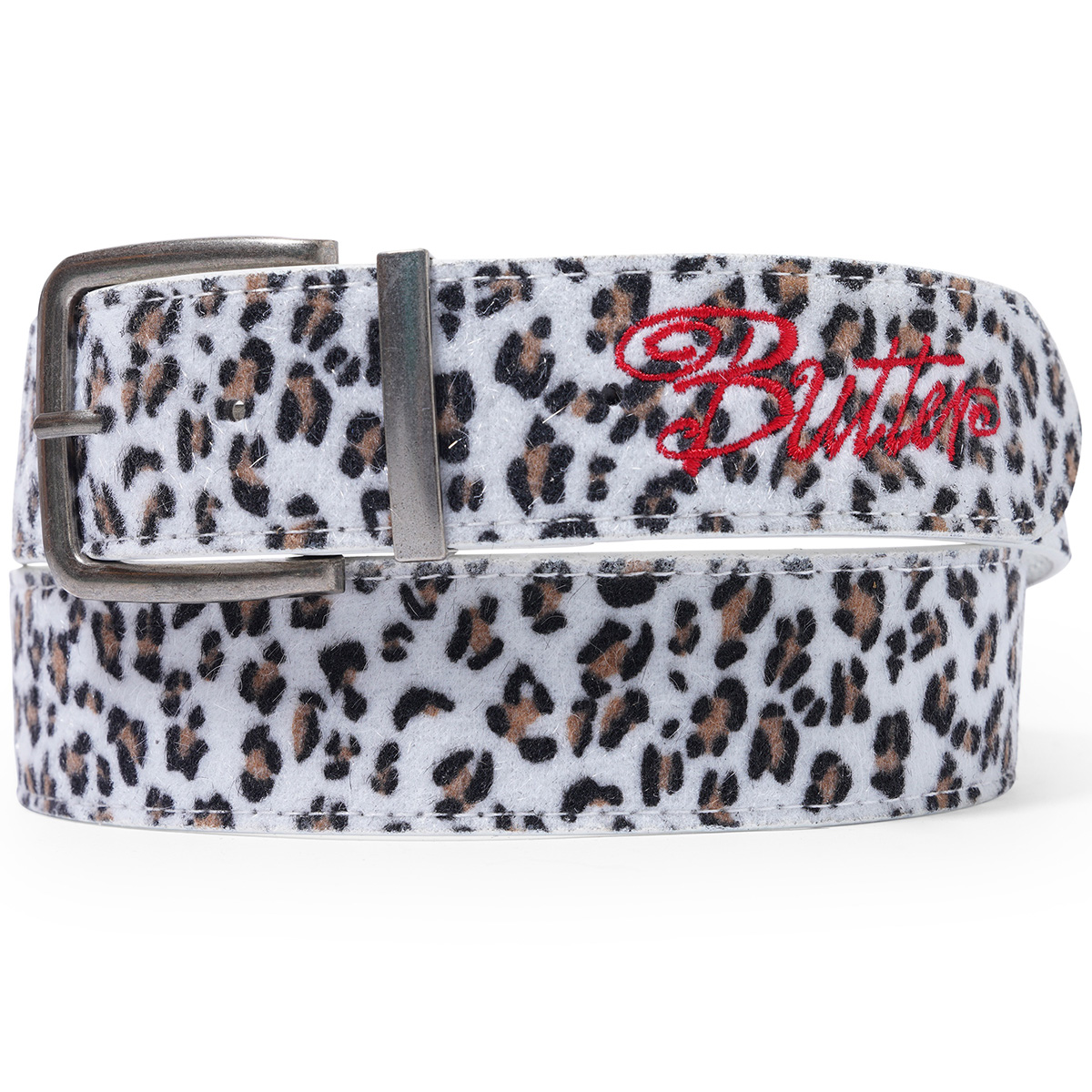 Butter Goods Animal Hide Belt Snow Leopard