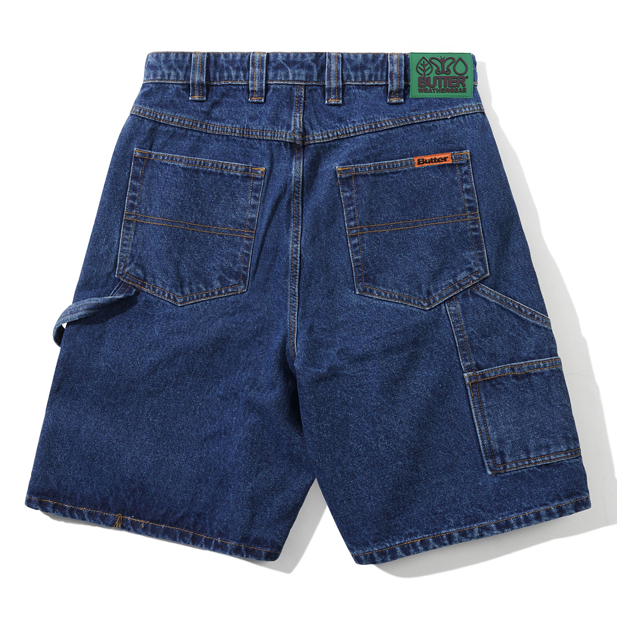Butter Goods Weathergear Denim Shorts Repaired Indigo