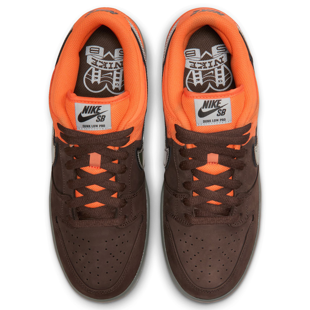 Nike SB Dunk Low Pro Safety Orange/Wolf Grey-Baroque Brown-Iron Grey-Black
