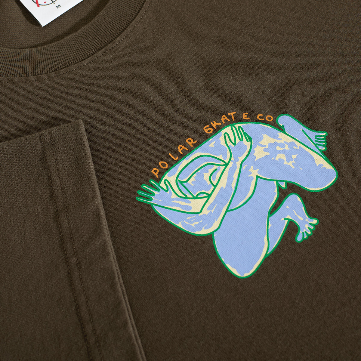 Polar Shy Bow T-Shirt Brown Polar Shy Bow T-Shirt Brown