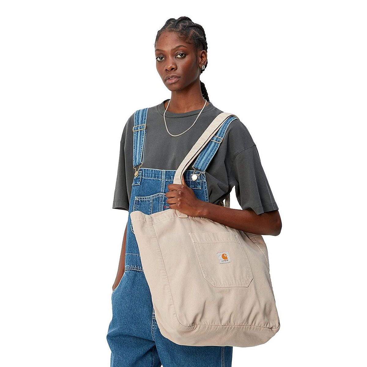 Carhartt WIP Garrison Tote Bag Tonic Stone Dyed Carhartt WIP Garrison Tote Bag Tonic Stone Dyed