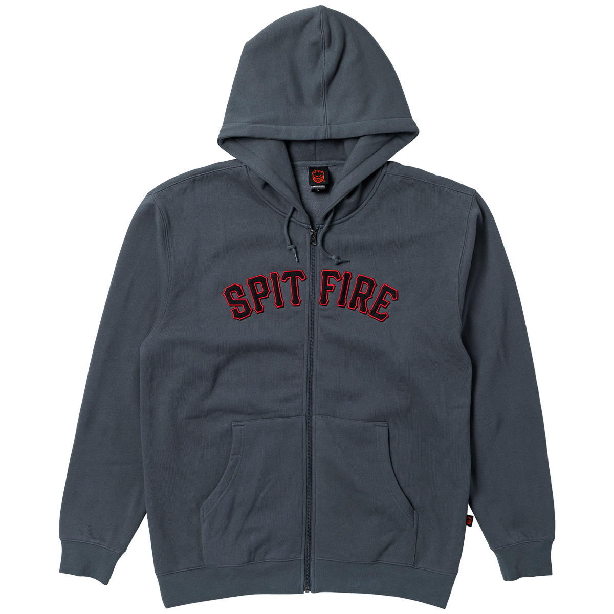 Spitfire Zip Hooded Sweater Spitball Charcoal Spitfire Zip Hooded Sweater Spitball Charcoal