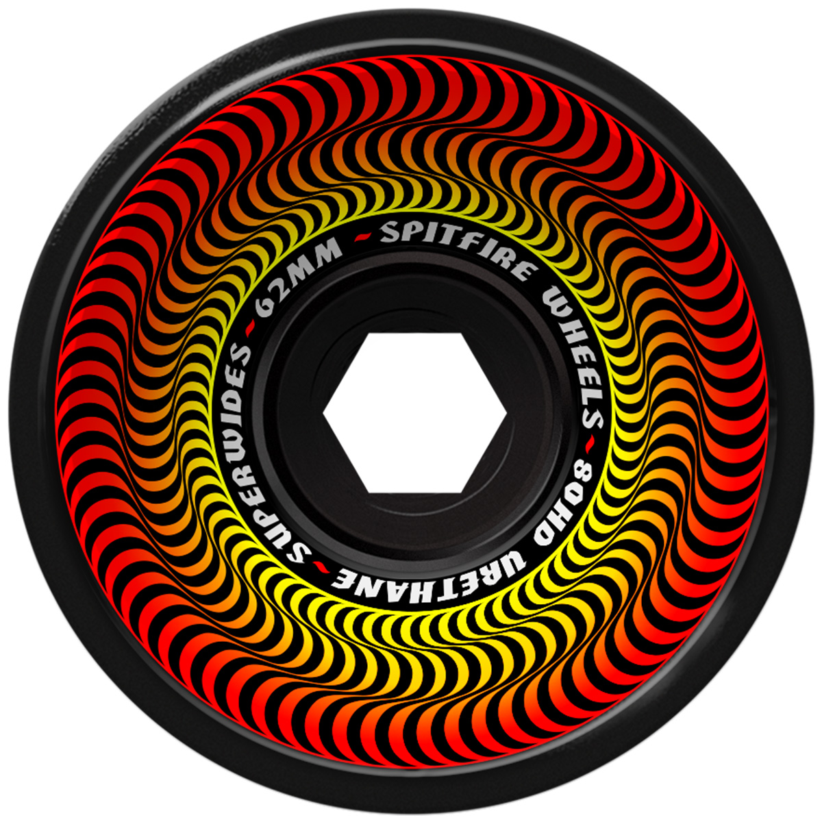 Spitfire 80HD Superwides Wheels Black 62mm Spitfire 80HD Superwides Wheels Black 62mm