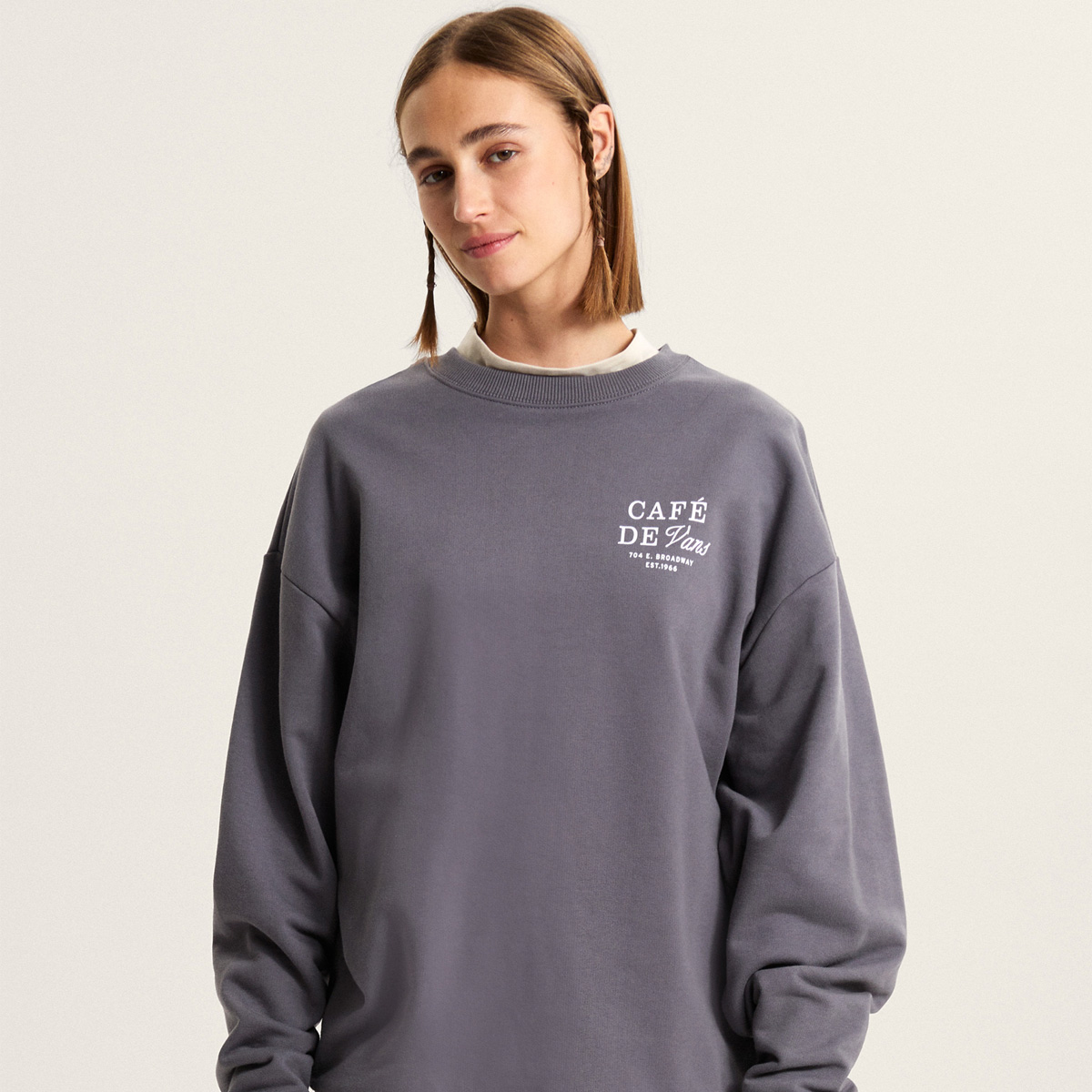 Vans MTE Cafe Vans Sweater Asphalt