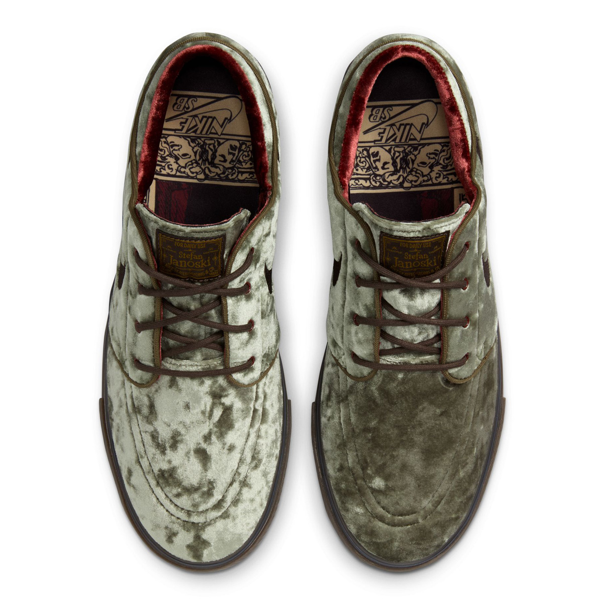 Nike SB Zoom Janoski OG+ SE Medium Olive/Velvet Brown-Baroque Brown-Dark Team Red Nike SB Zoom Janoski OG+ SE Medium Olive/Velvet Brown-Baroque Brown-Dark Team Red