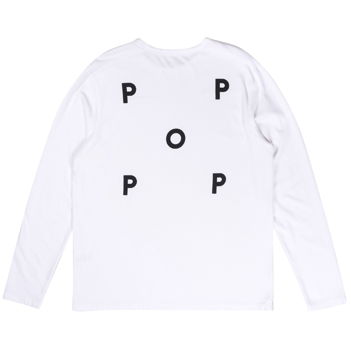 Pop Trading Company Logo Longsleeve T-Shirt White/Black Pop Trading Company Logo Longsleeve T-Shirt White/Black