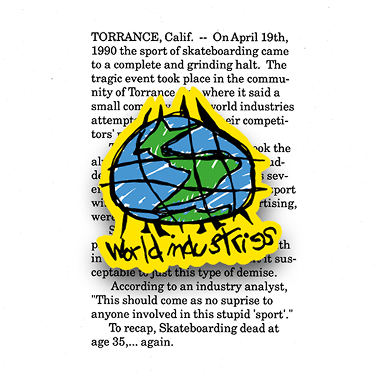 World Industries World Scribble Pin