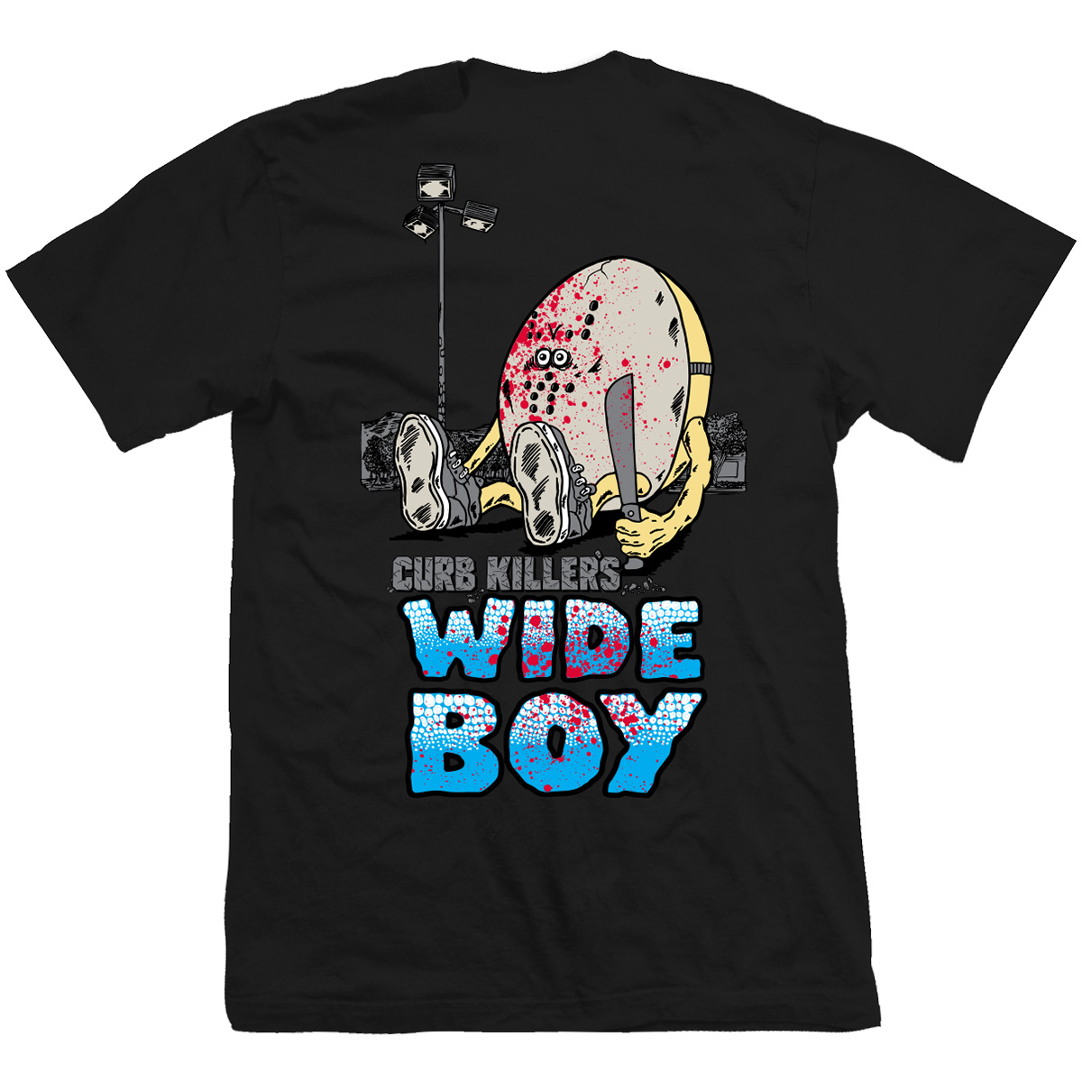 Heroin Wide Boy Egg T-shirt Black Heroin Wide Boy Egg T-shirt Black