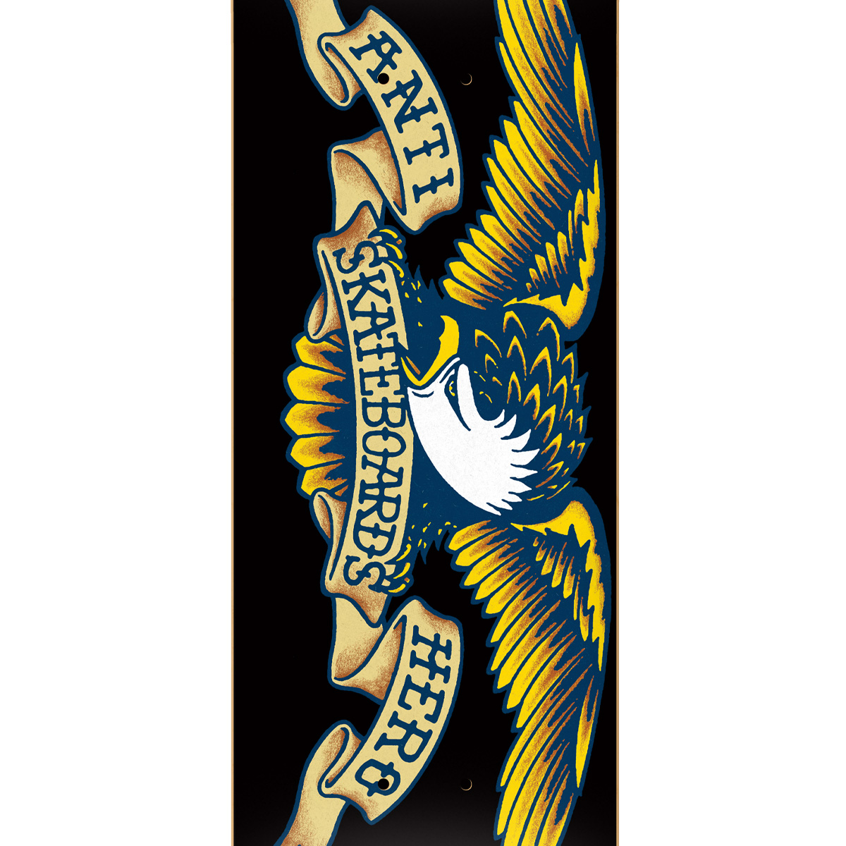 Anti Hero Team Classic Eagle Skateboard Deck Black 8.12