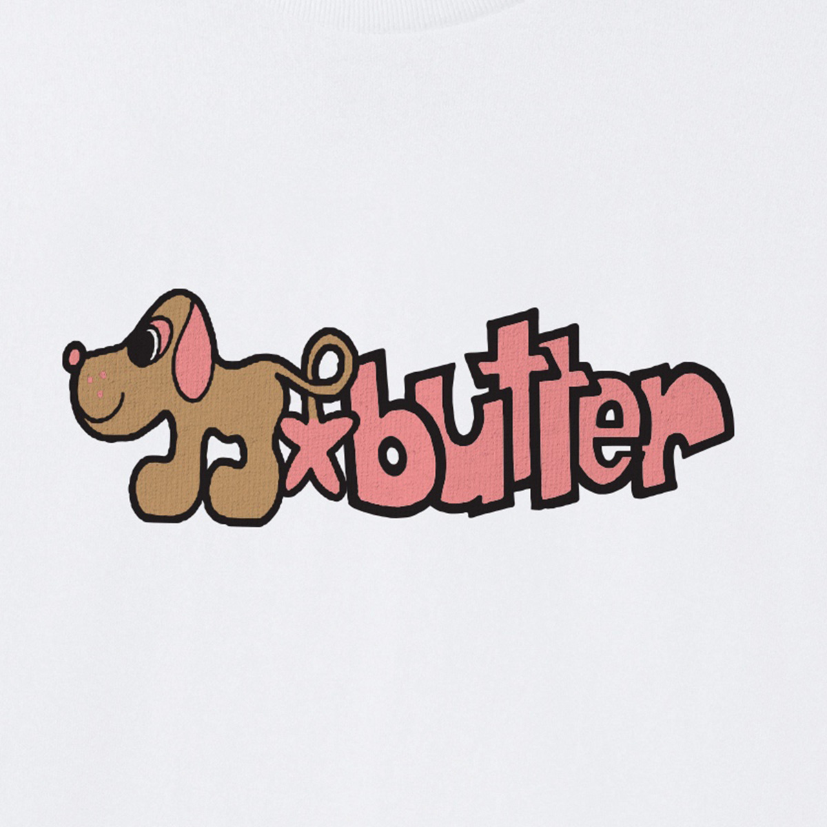 Butter Goods Pooch T-Shirt White Butter Goods Pooch T-Shirt White