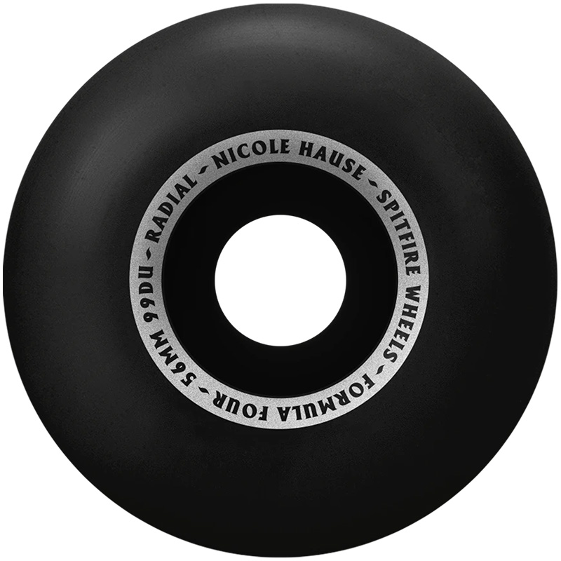 Spitfire Formula Four Nicole Kitted Radial Wheels Black 99D 56MM