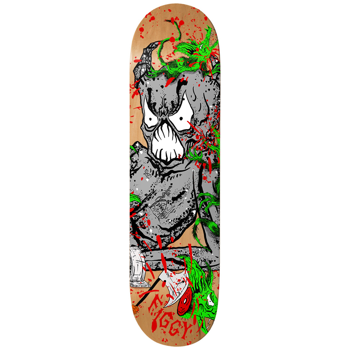 Baker Figgy Toxic Rats Skateboard Deck 8.0 Baker Figgy Toxic Rats Skateboard Deck 8.0