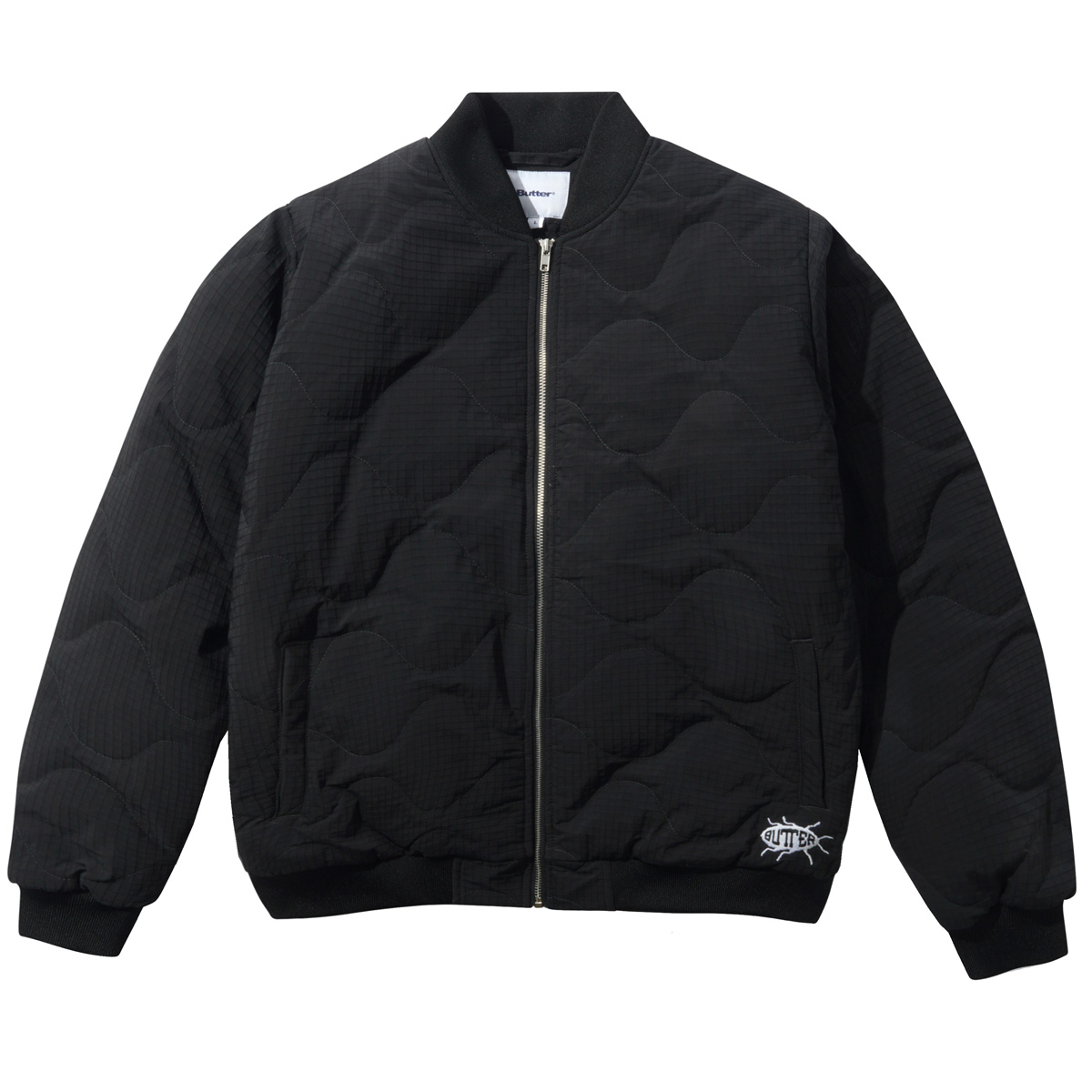 Butter Goods Roach Bomber Jacket Black