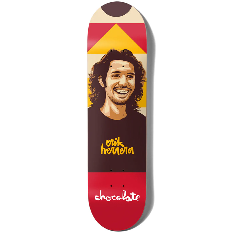 Chocolate Erik Herrera Hecox Portrait Skateboard Deck 8.25