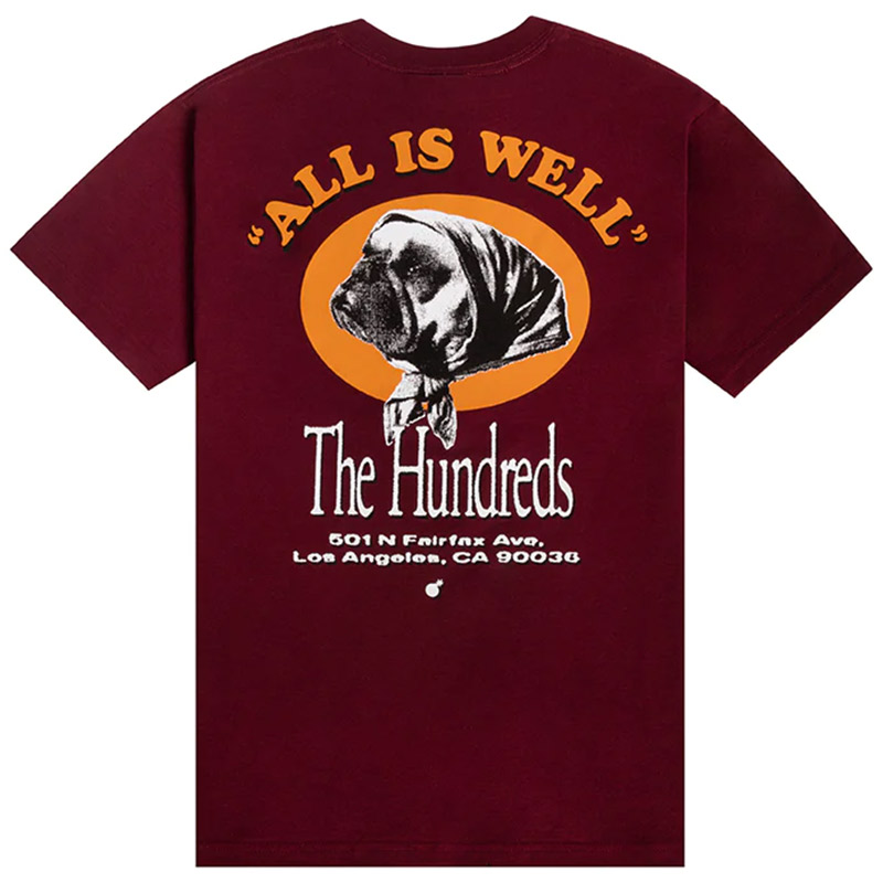 The Hundreds All Is Well T-Shirt Burgundy