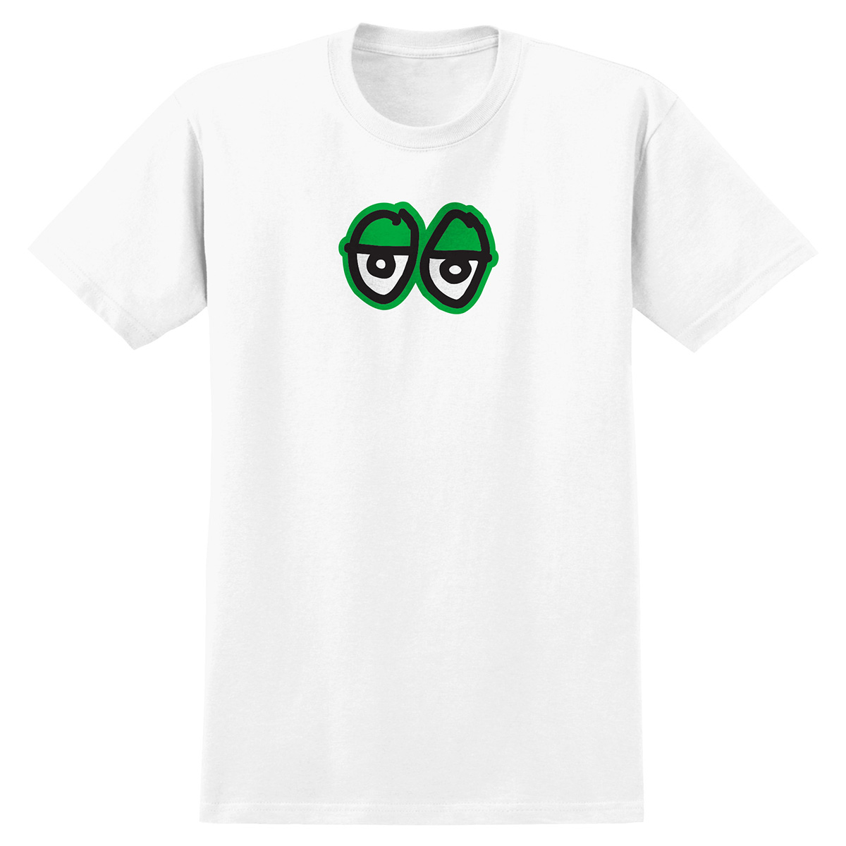 Krooked Eyes LG T-Shirt White/Green