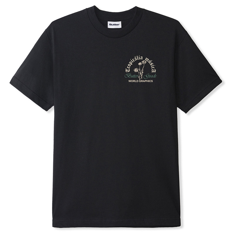 Butter Goods Tropicalia T-Shirt Black Butter Goods Tropicalia T-Shirt Black