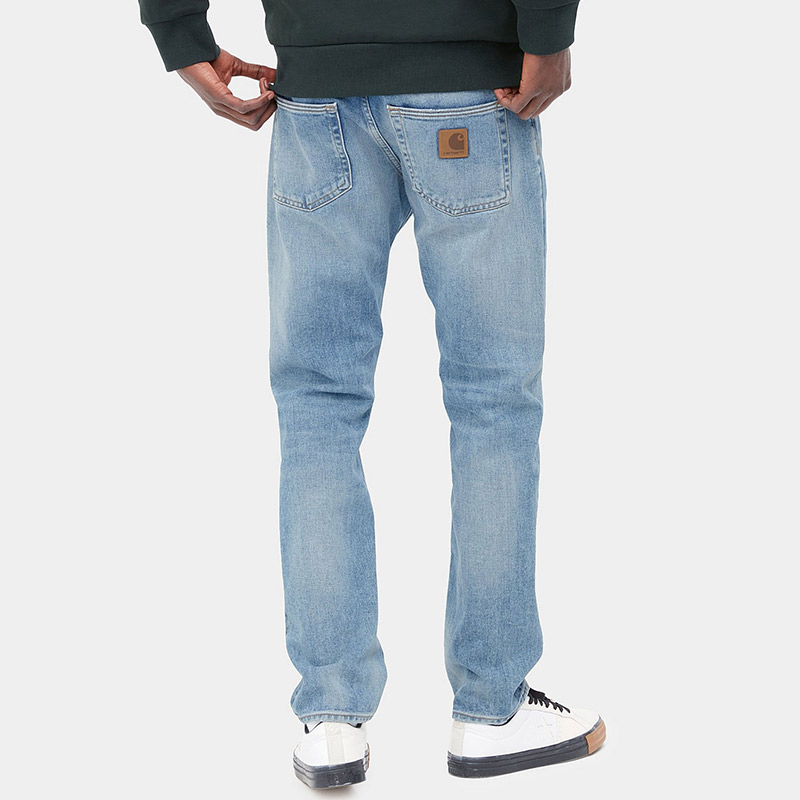 Carhartt WIP Klondike Pant Blue Light Used Wash Carhartt WIP Klondike Pant Blue Light Used Wash