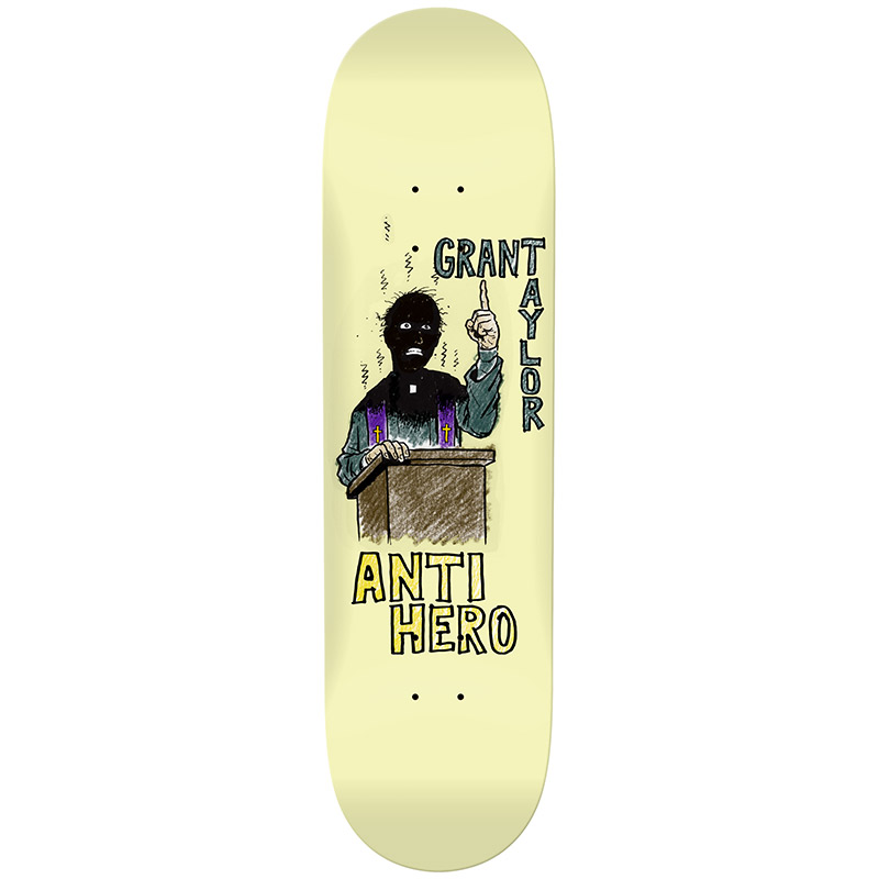 Anti Hero Taylor Non Sequitur Skateboard Deck 8.5 Anti Hero Taylor Non Sequitur Skateboard Deck 8.5