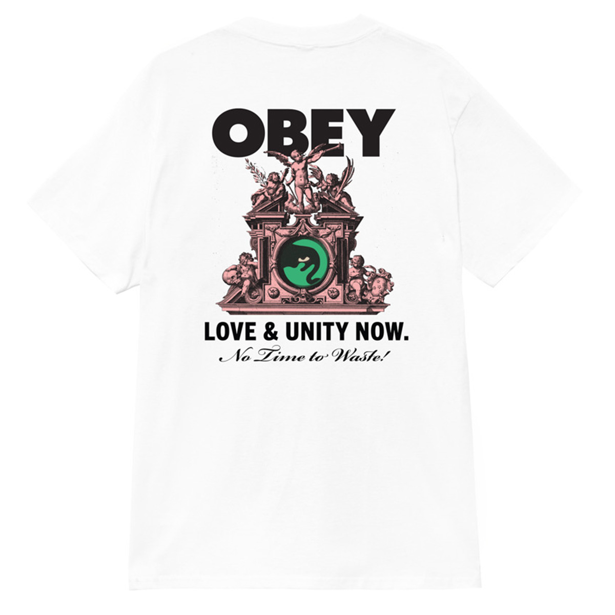 Obey Love & Unity Now T-Shirt White Obey Love & Unity Now T-Shirt White