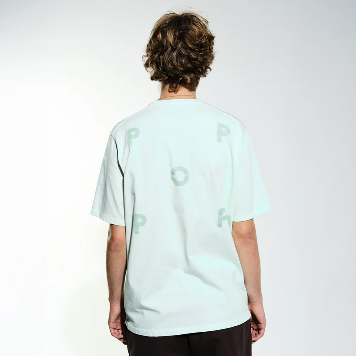 POP Logo T-Shirt Blue Haze POP Logo T-Shirt Blue Haze