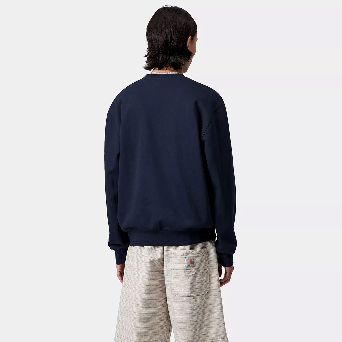 Carhartt WIP Masterpiece Sweater Air Force Blue/Dusty H Brown Carhartt WIP Masterpiece Sweater Air Force Blue/Dusty H Brown