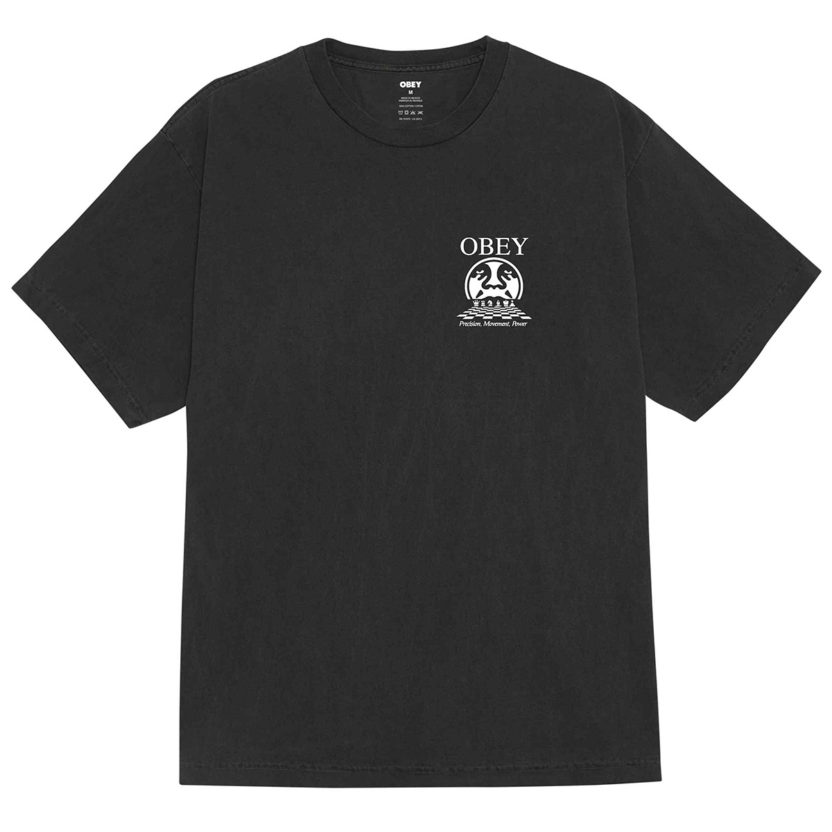 Obey Precision T-Shirt Pigment Dusty Black Obey Precision T-Shirt Pigment Dusty Black