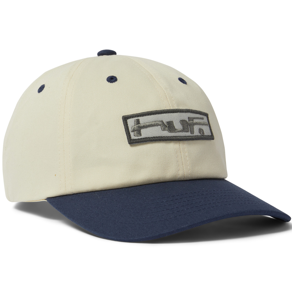 HUF Stretch Logo 6 Panel Cv Cap Bleach