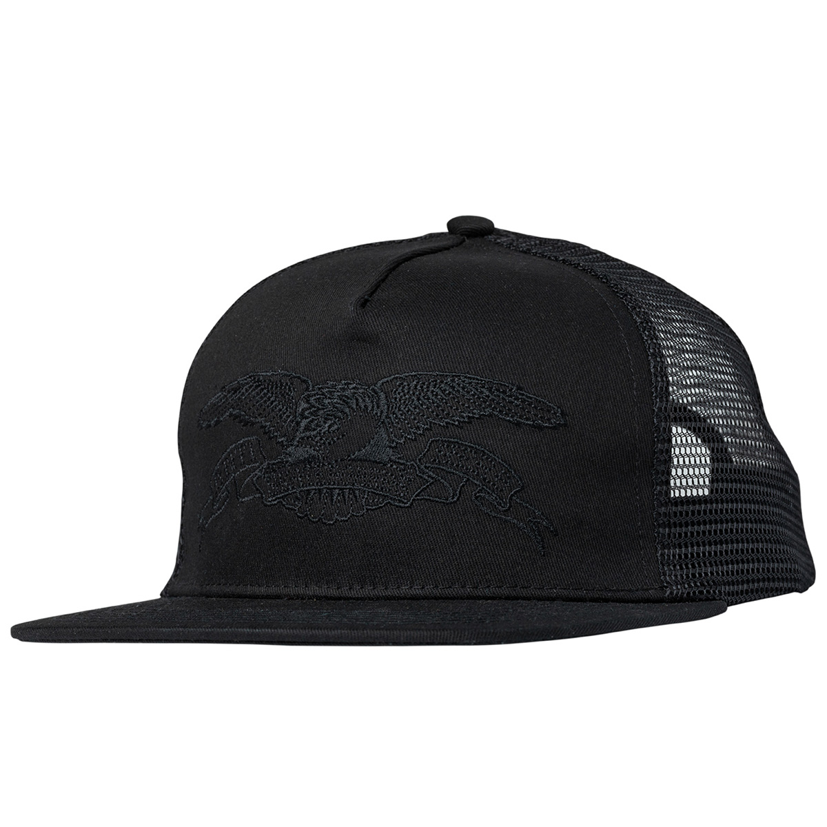 Anti Hero Basic Eagle Snapback Cap Black/Black One Size