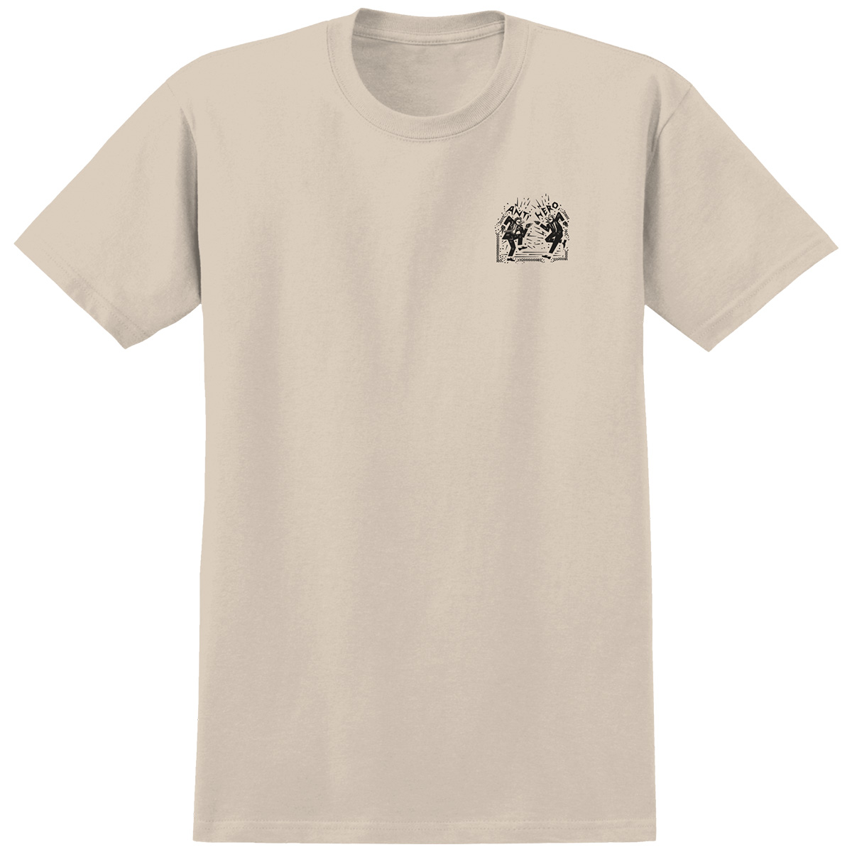 Anti Hero Ruder Bwoys Ringspun T-Shirt Heather Bone