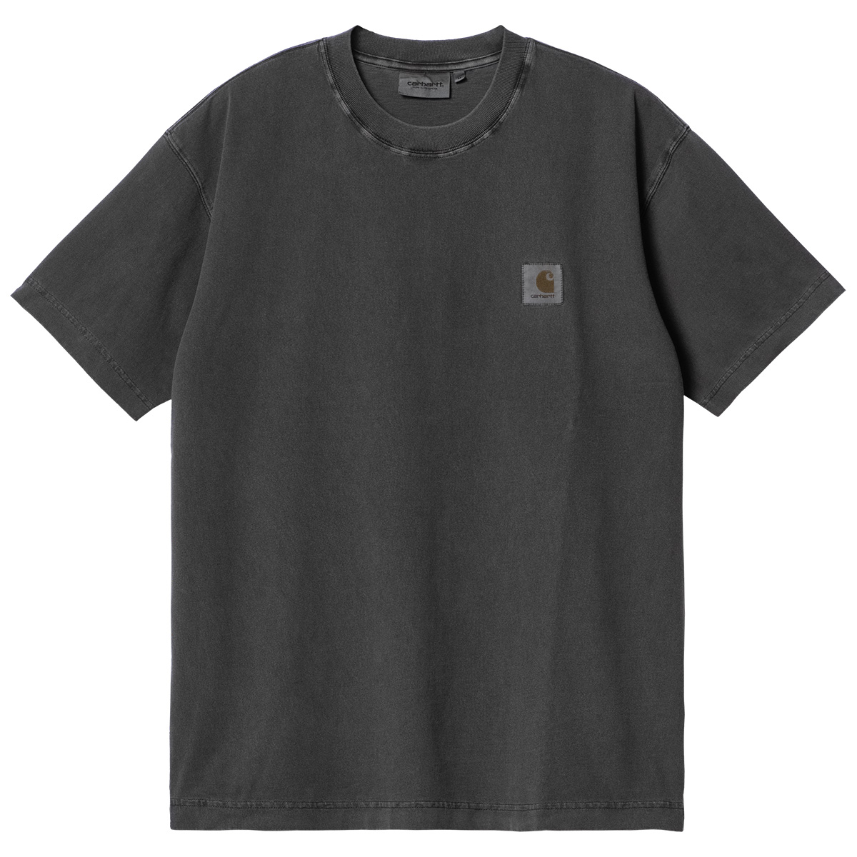 Carhartt WIP Nelson T-Shirt Charcoal Garment Dyed Carhartt WIP Nelson T-Shirt Charcoal Garment Dyed