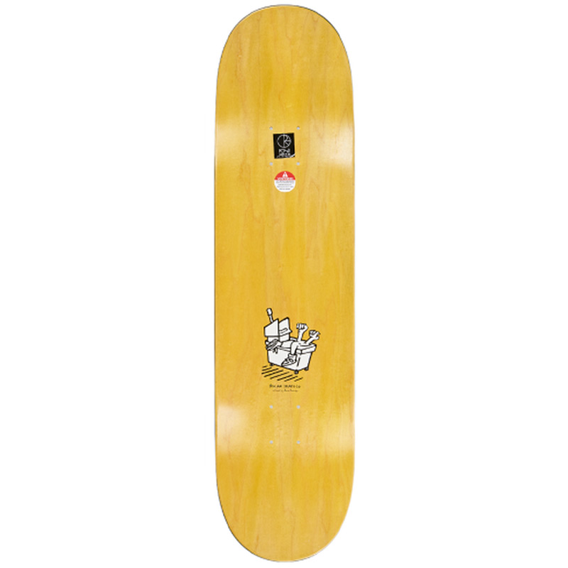 Polar Dane Brady Mopping Skateboard Deck Green 8.0