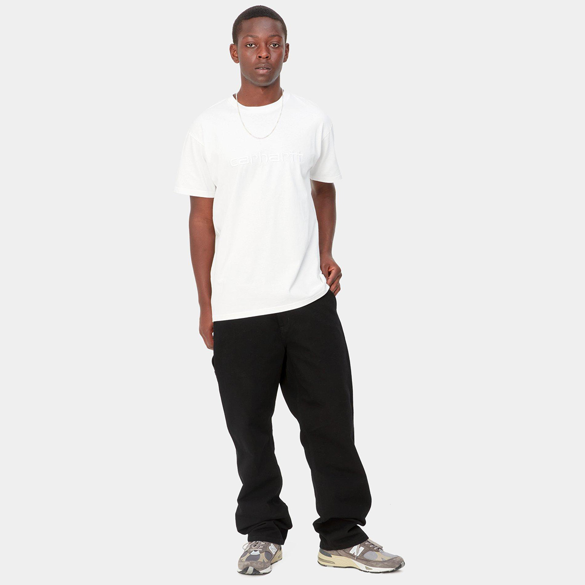 Carhartt WIP Single Knee Pant Black Rinsed Carhartt WIP Single Knee Pant Black Rinsed