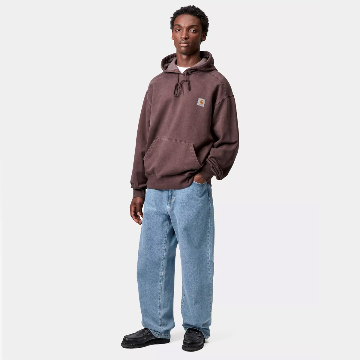 Carhartt WIP Landon Pant Blue Heavy Stone Wash Carhartt WIP Landon Pant Blue Heavy Stone Wash