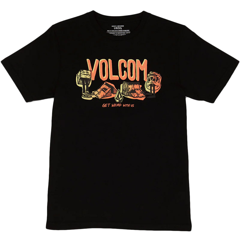 Volcom Kids Siebenwuzhere Basic T-Shirt Black