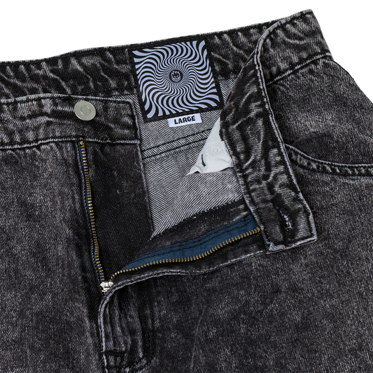 Spitfire Bighead Fill Denim Pant Denim Pants Black Stone Wash Spitfire Bighead Fill Denim Pant Denim Pants Black Stone Wash
