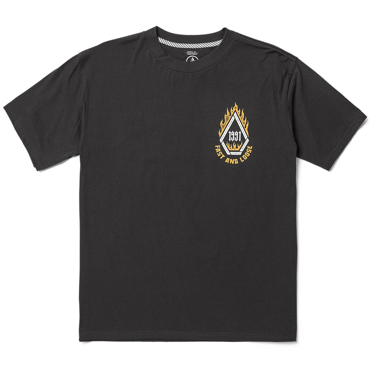 Volcom Skate Vitals Fast N Loose T-Shirt Stealth