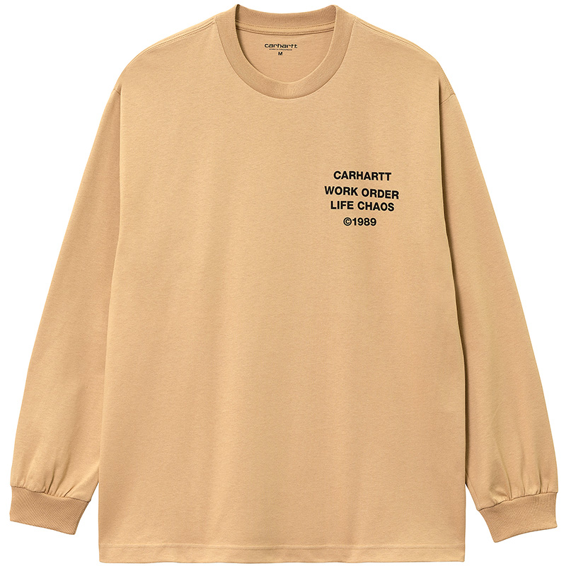 Carhartt WIP Reverse Hammer Longsleeve T-Shirt Dusty H Brown Carhartt WIP Reverse Hammer Longsleeve T-Shirt Dusty H Brown