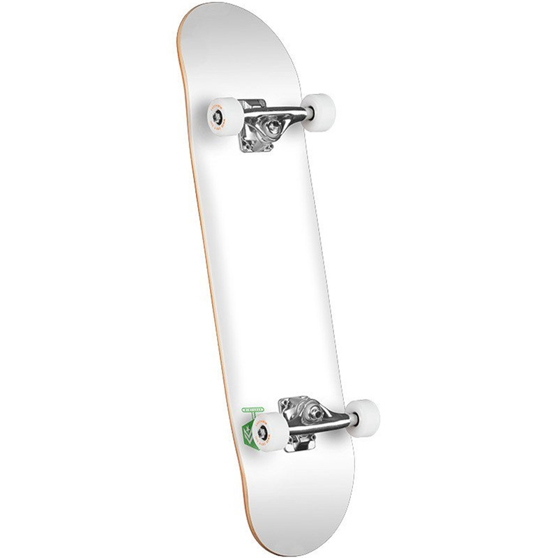 Mini Logo Chevron Detonator 15 Birch Complete Skateboard Solid White Shape 242 Solid White 8.0
