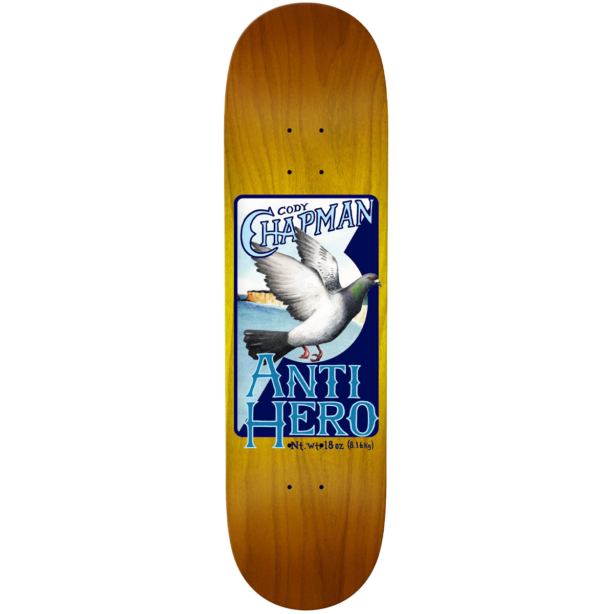Anti Hero Chapman Homers Skateboard Deck 8.32