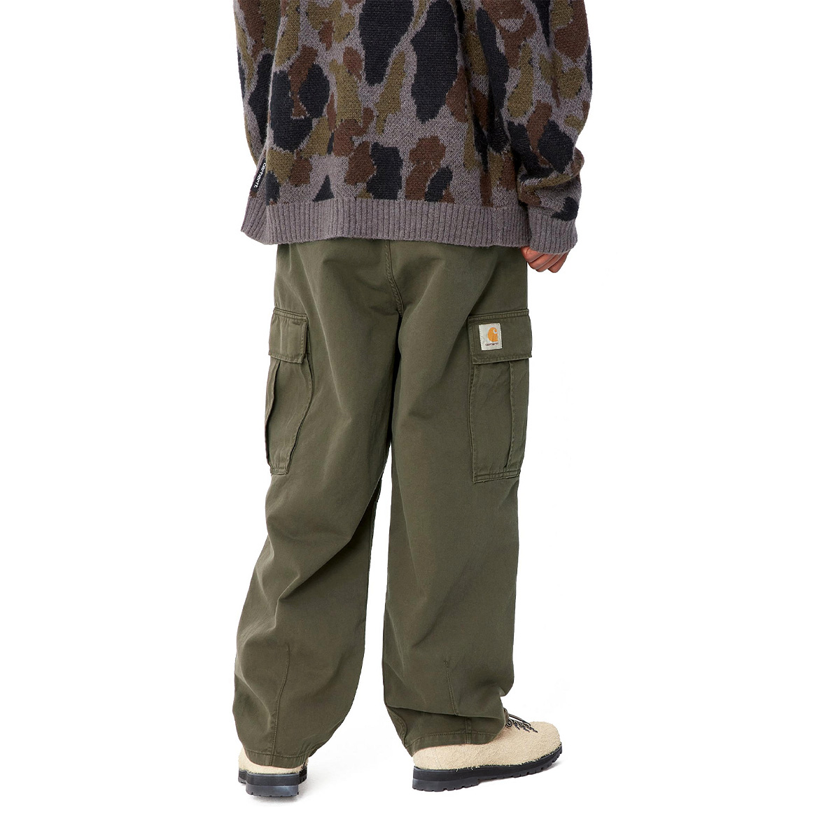 Carhartt WIP Cole Cargo Pant Office Green Garment Dyed