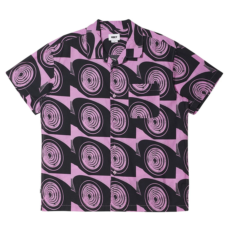 Obey Lankershim Woven Shirt Wild Rose Obey Lankershim Woven Shirt Wild Rose