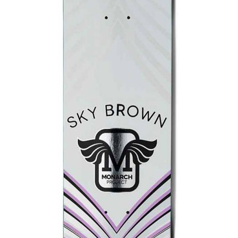 Monarch Project Sky Horus Skateboard Deck Purple 7.75 Monarch Project Sky Horus Skateboard Deck Purple 7.75